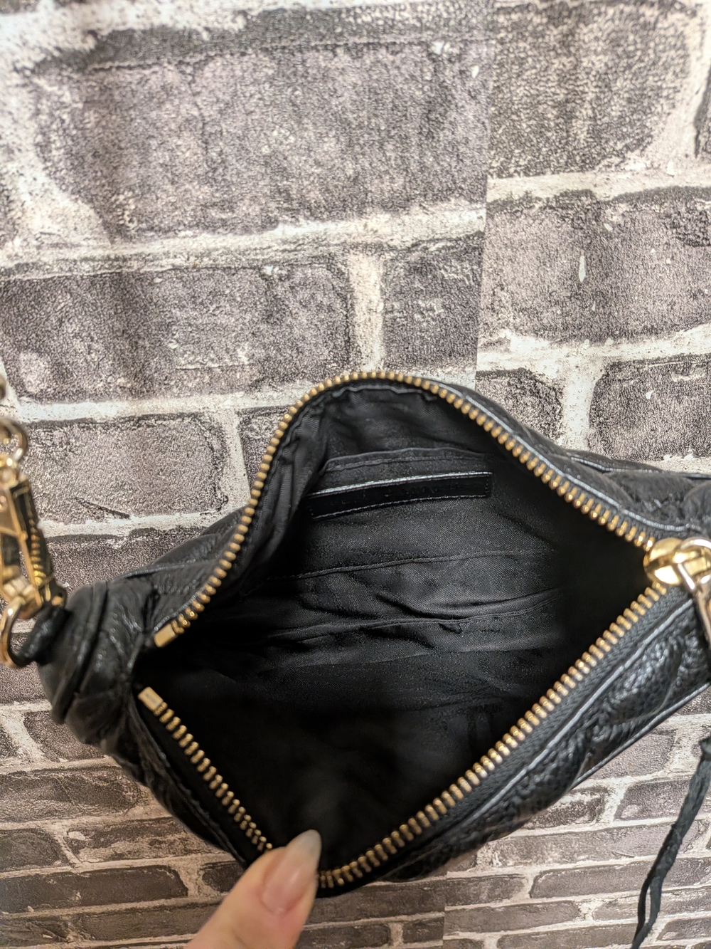 Rebecca Minkoff Quilted Leather Mini Bag - Black - Picture 7 of 8